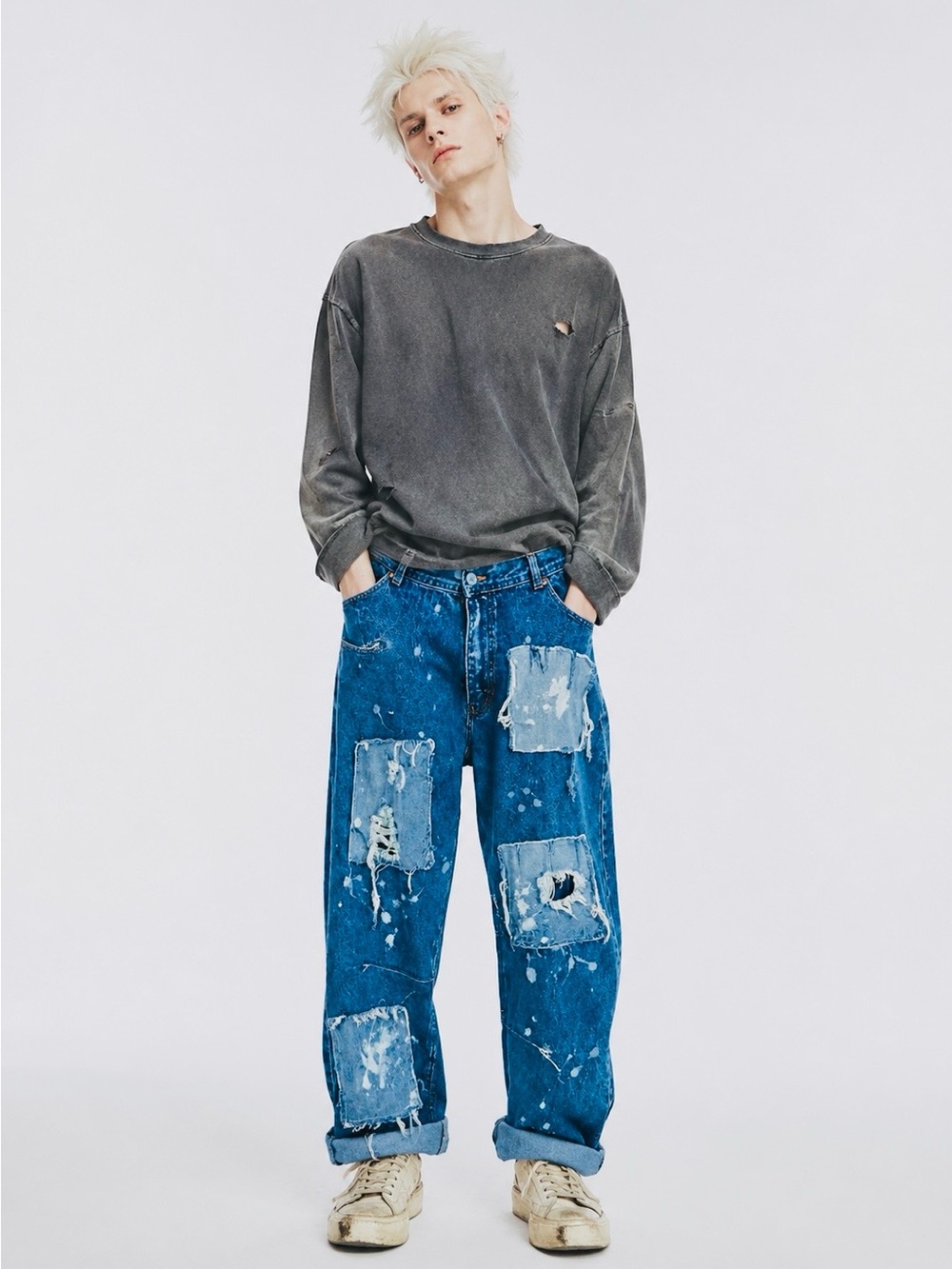 CRAM unisex barrel jeans